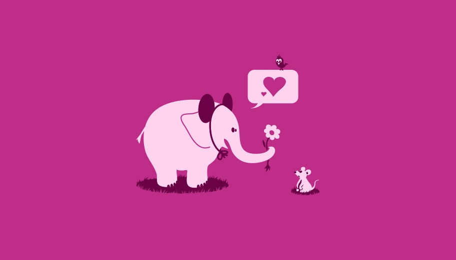 Illustration enfant éléphant